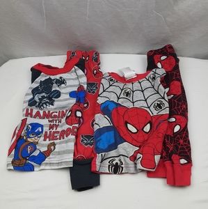 Spiderman Flame Resistant Short Pajama PJ 2 Piece Set Boys Size 6 NWT Spiderman Flame Resistant Short Pajama PJ 2 Piece Set Boys Size 6 NWT